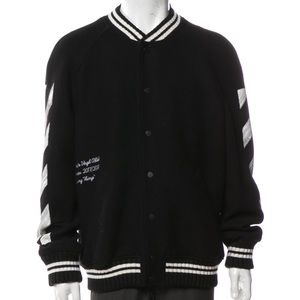 Off white 2013 “seeing things” varsity jacket